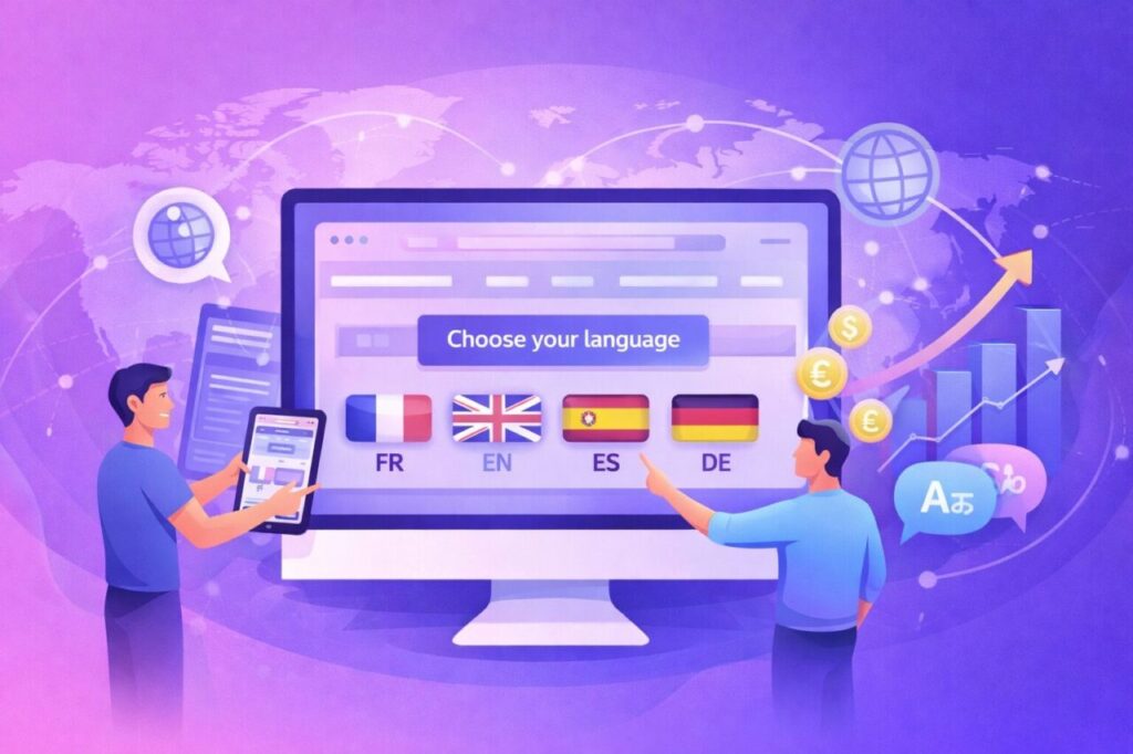 création de site internet multilingue pour entreprises transfrontalières