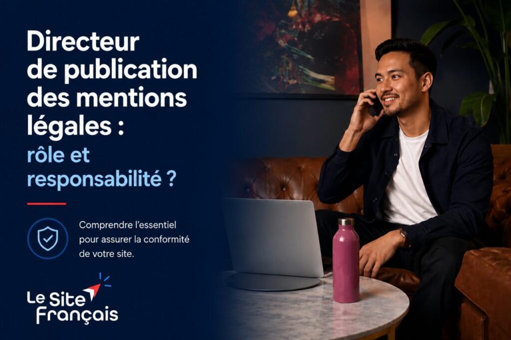 directeur de publication des mentions legales