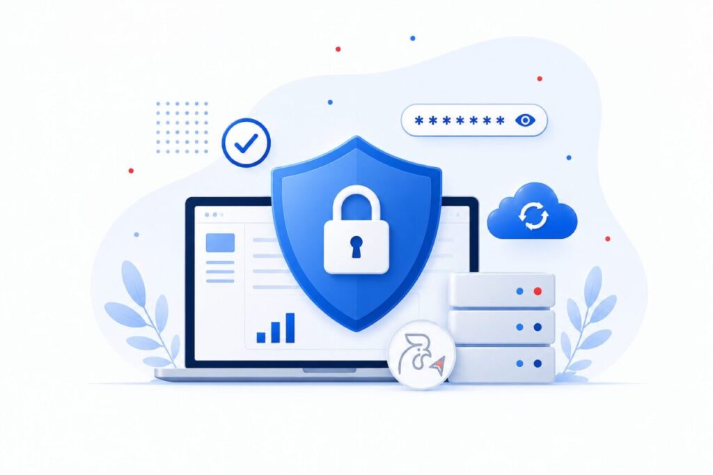 illustration assurer la sécurité de votre site web