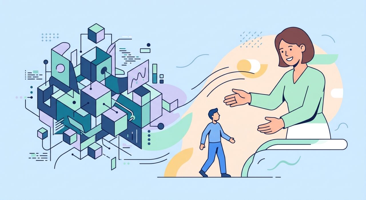 L'accompagnement humain plutôt que le code complexe