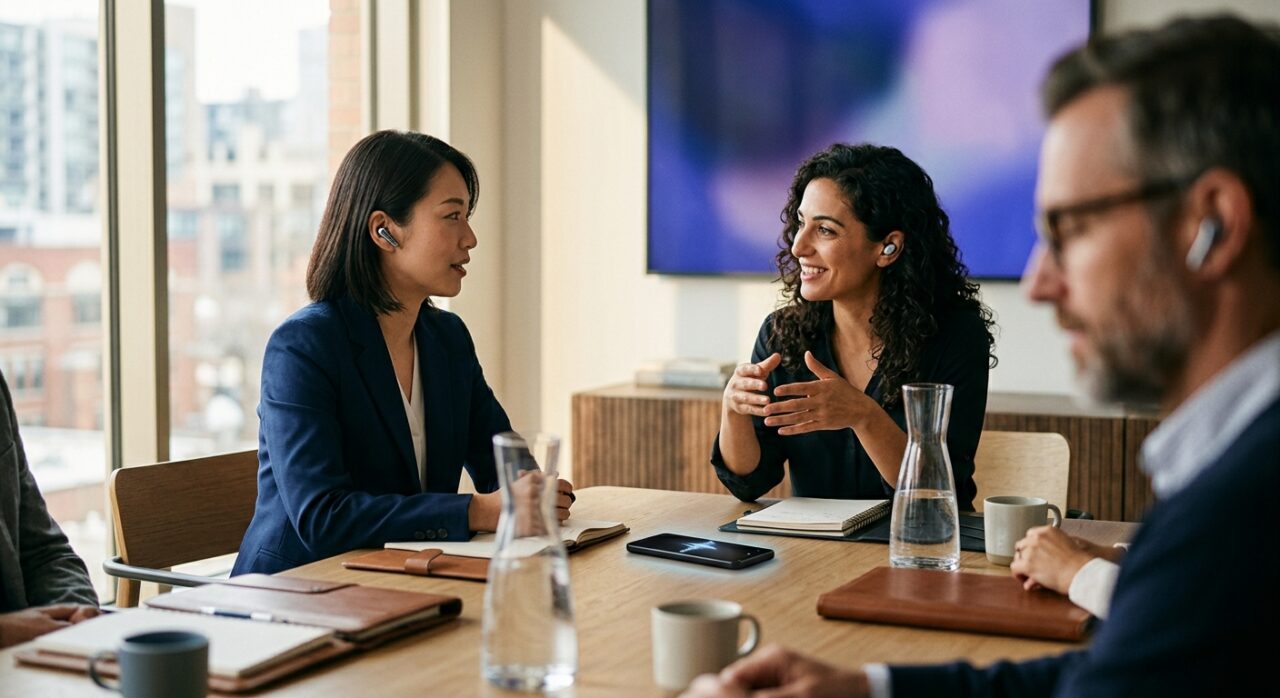 Comment fonctionne la traduction vocale en direct dans le cadre professionnel